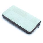 Solid color cork  women card zipper vegan wallet BAGP-245