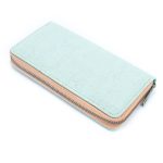 Solid color cork  women card zipper vegan wallet BAGP-245