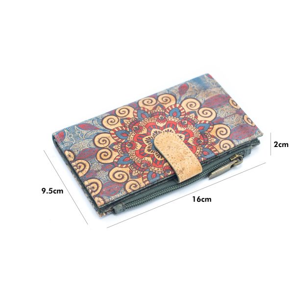 Flowers and Butterflies Cork Wallet BAG-2097