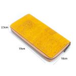 Solid color cork  women card zipper vegan wallet BAGP-245