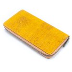Solid color cork  women card zipper vegan wallet BAGP-245