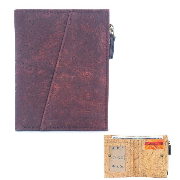 Classic Brown Cork Bifold wallet- BAG-2072