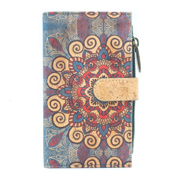 Flowers and Butterflies Cork Wallet BAG-2097