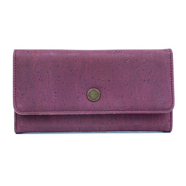 Elegant Cork Women's Foldable Wallet - Available in 5 Stunning Colors BAG-2341