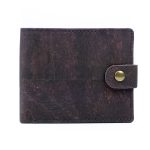 Sleek Bifold Cork Wallet with Snap Button BAG-2278