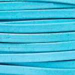 10mm falt blue cork cord COR-494(10Meters)