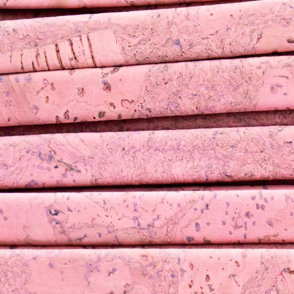 10mm falt pink cork cord COR-583B(10Meters)