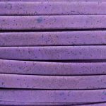 10mm falt purple cork cord COR-609B(10Meters)