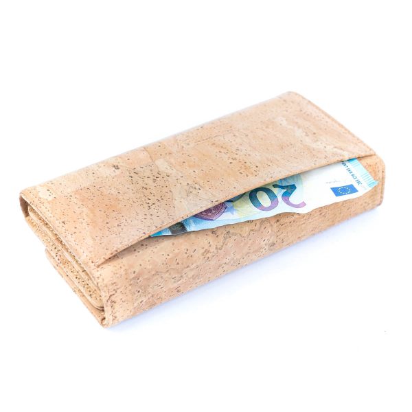 Lux cork bifold smart vegan women's wallet BAG-2017-C