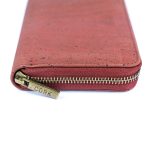 Elegant Cork Women's Zipper Wallet - Pure Color Collection BAG-2342