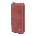 Elegant Cork Women's Zipper Wallet - Pure Color Collection BAG-2342