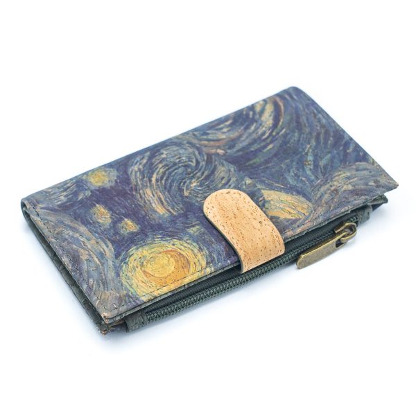 Flowers and Butterflies Cork Wallet BAG-2097