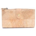 Color and Gold Cork Card Holder Women's Natural Cork Wallet BAG-2203
