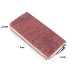 Solid color cork  women card zipper vegan wallet BAGP-190