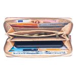 Solid color cork  women card zipper vegan wallet BAGP-245