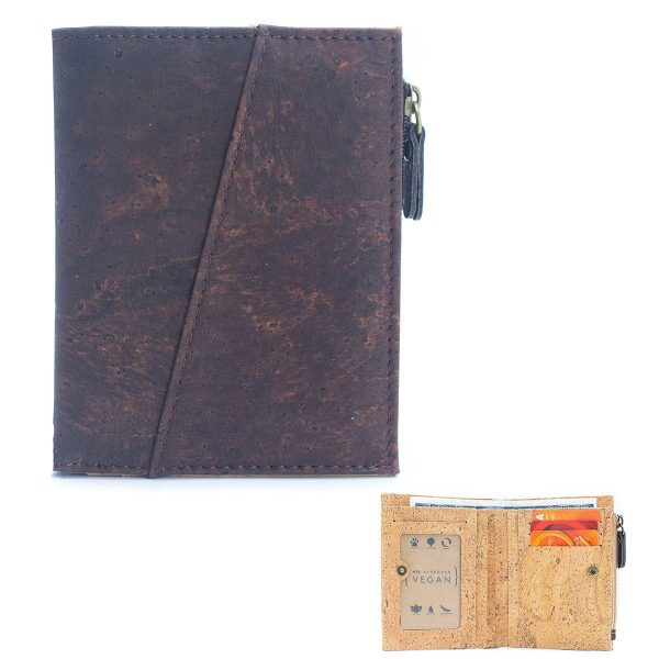 Classic Brown Cork Bifold wallet- BAG-2072