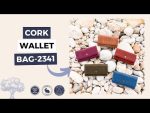 Elegant Cork Women's Foldable Wallet - Available in 5 Stunning Colors BAG-2341