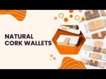Prenium cork  women card zipper vegan wallet BAGP-171